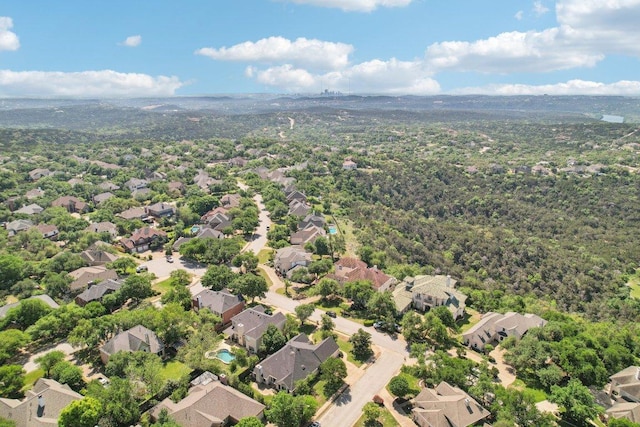 10120 Treasure Island Dr, Austin, TX 78730 - aerial view of residential area with a forest