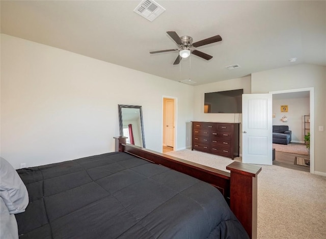 369 Empress Tree Dr, Leander, TX 78641 - bedroom featuring carpet, ceiling fan, and baseboards