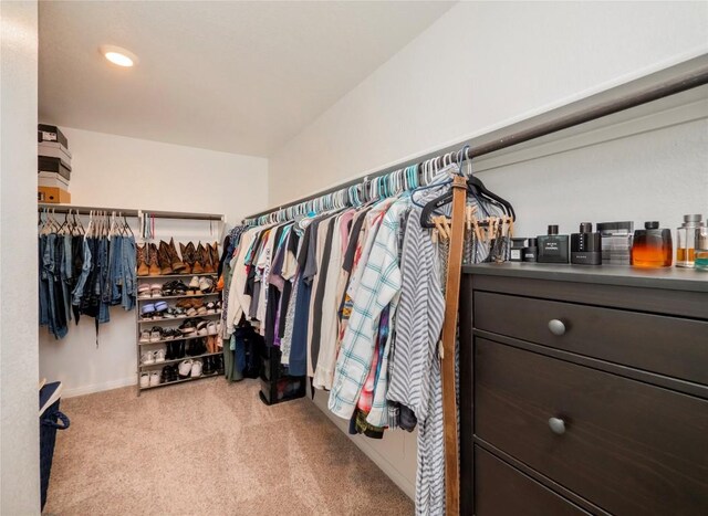 369 Empress Tree Dr, Leander, TX 78641 - spacious closet featuring light colored carpet