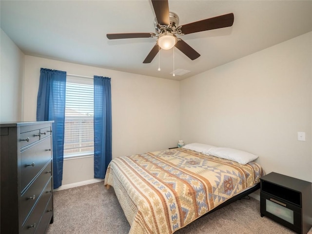 369 Empress Tree Dr, Leander, TX 78641 - carpeted bedroom featuring baseboards and a ceiling fan