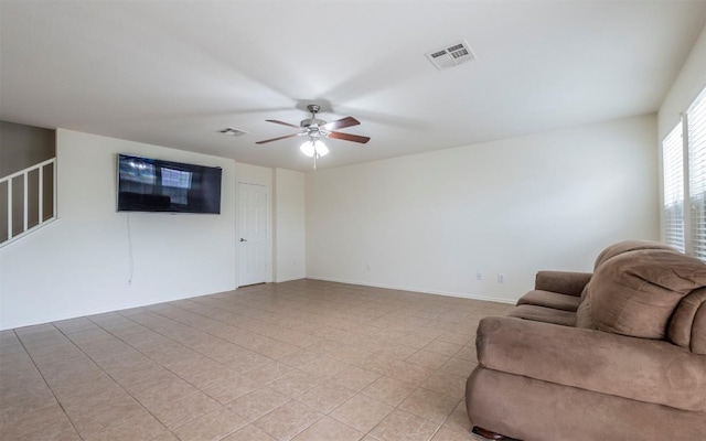 504 Dark Tree Ln, Round Rock, TX 78664 - living room featuring ceiling fan