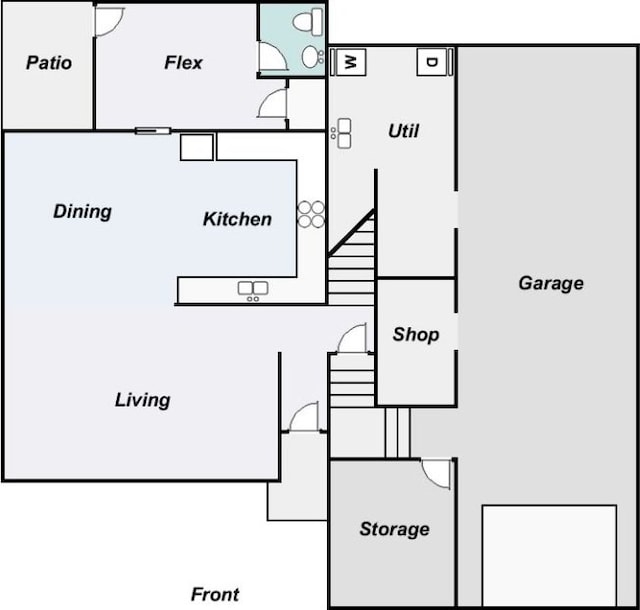 1212 Lake Terrace Dr, Elgin, TX 78621 - view of layout