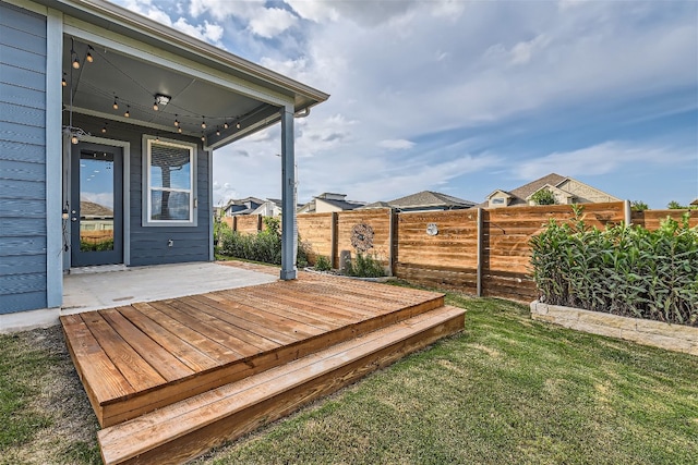 9945 Comely Bnd, Manor, TX 78653 - wooden deck with a patio