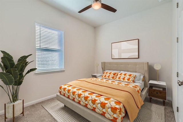 9945 Comely Bnd, Manor, TX 78653 - bedroom featuring carpet, baseboards, and ceiling fan