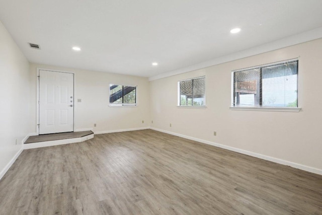 21009 Fawn Ridge Dr, Lago Vista, TX 78645 - interior space featuring baseboards and wood finished floors