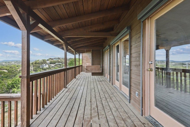 21009 Fawn Ridge Dr, Lago Vista, TX 78645 - view of wooden deck