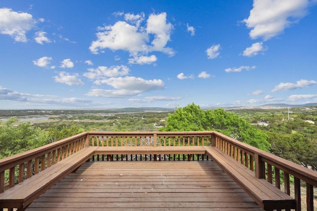 21009 Fawn Ridge Dr, Lago Vista, TX 78645 - view of wooden deck