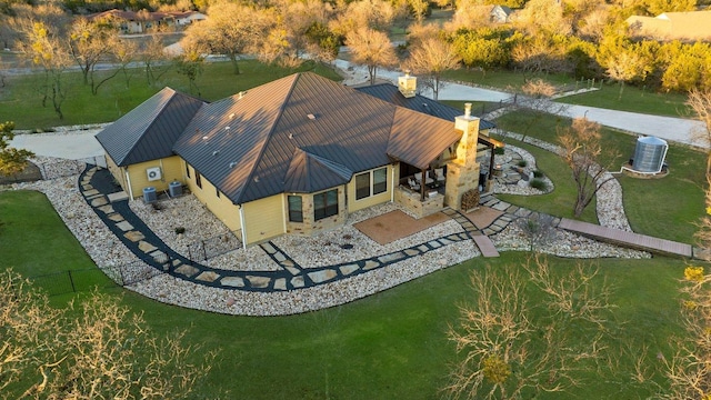 drone / aerial view