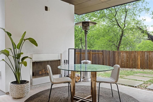6002 Ponca St Unit 1, Austin, TX 78741 - view of patio / terrace with outdoor dining area