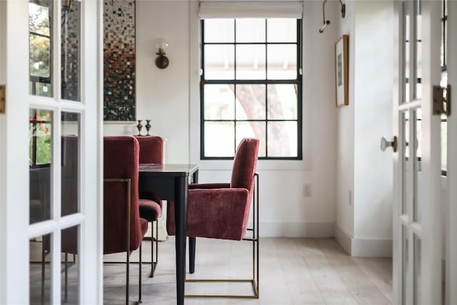 1004 Gaston Ave, Austin, TX 78703 - dining room with plenty of natural light and baseboards