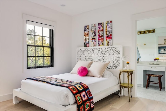 1004 Gaston Ave, Austin, TX 78703 - bedroom with wood finished floors