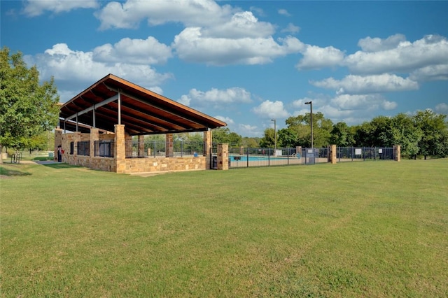 5705 Zachary Scott St, Austin, TX 78747 - view of yard with a community pool