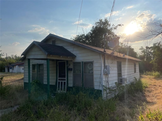 view of bungalow-style house