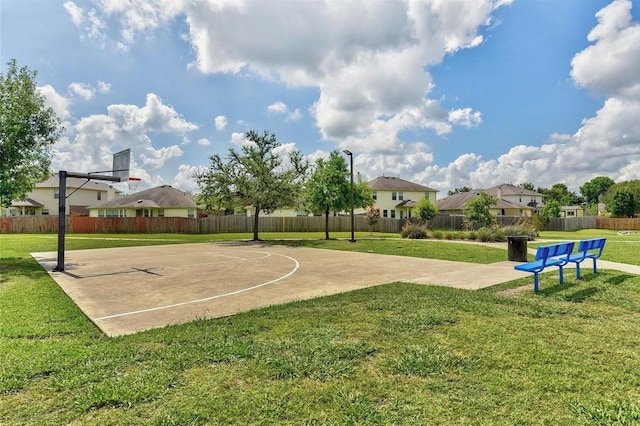 18301 Masi Loop, Pflugerville, TX 78660 - view of basketball court with a residential view and community basketball court