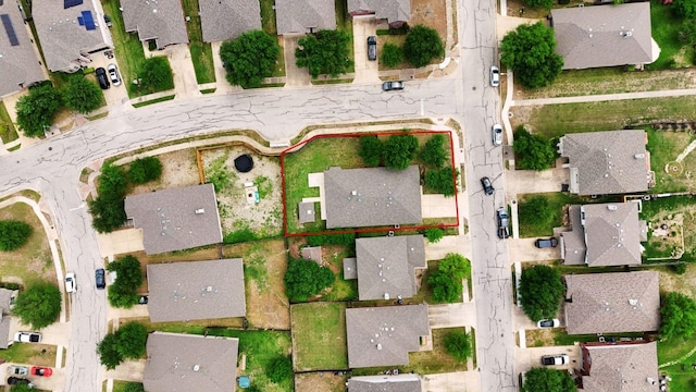 18301 Masi Loop, Pflugerville, TX 78660 - aerial perspective of suburban area featuring property boundaries highlighted