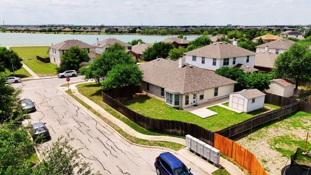 18301 Masi Loop, Pflugerville, TX 78660 - aerial view of residential area with a nearby body of water