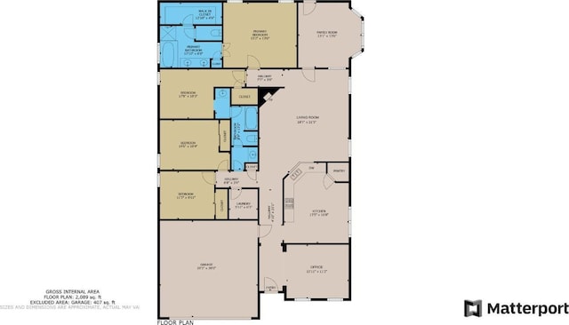 18301 Masi Loop, Pflugerville, TX 78660 - property floor plan