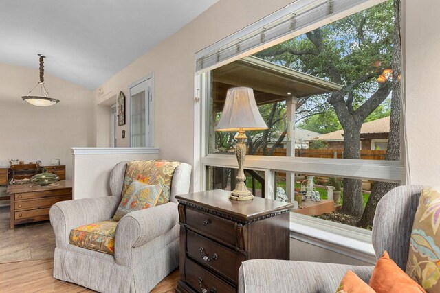 3325 Cantera Way, Round Rock, TX 78681 - living area featuring lofted ceiling
