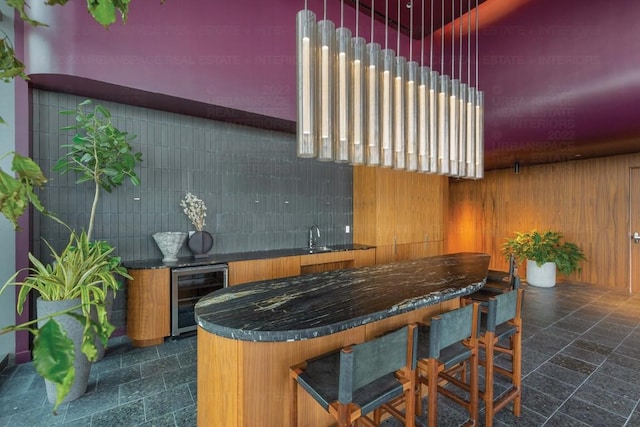44 E Ave Unit 3906, Austin, TX 78701 - view of patio featuring wine cooler