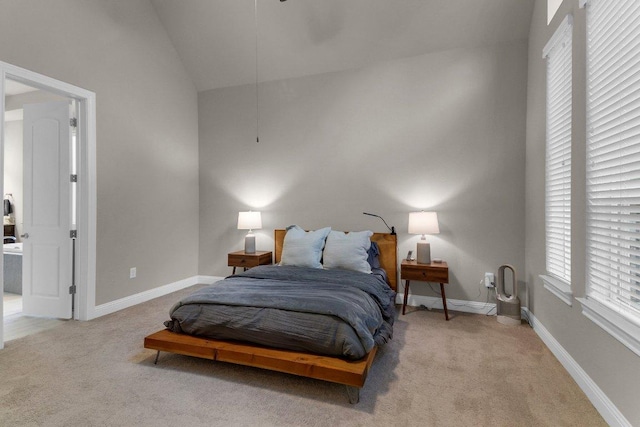 2601 Montebelluna Pl, Leander, TX 78641 - bedroom featuring carpet and lofted ceiling
