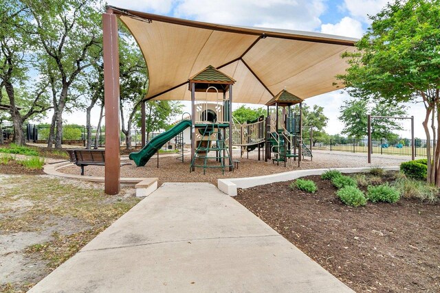 2601 Montebelluna Pl, Leander, TX 78641 - view of community jungle gym