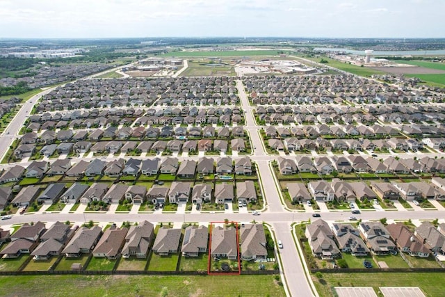 17109 Calipatria Ln, Pflugerville, TX 78660 - aerial view of residential area with property boundaries highlighted