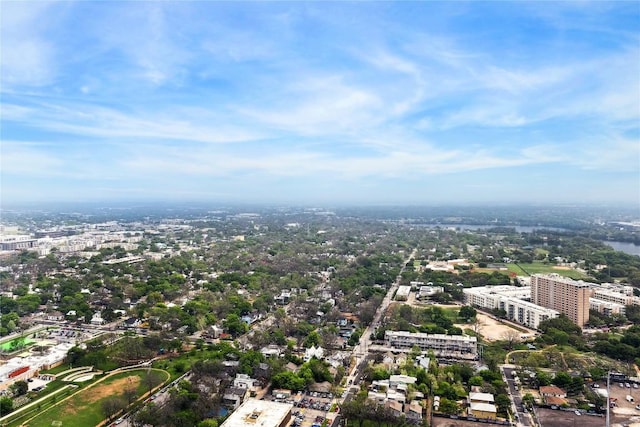 bird's eye view featuring a view of city