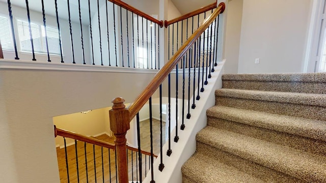 view of staircase