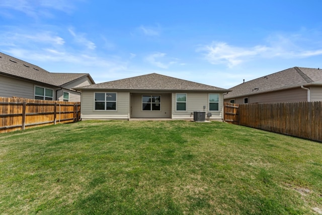 109 Rochester Ln, Hutto, TX 78634 - back of house with central AC