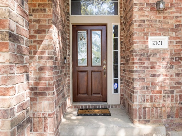 2101 Burnie Bishop Pl, Cedar Park, TX 78613 - property entrance with brick siding