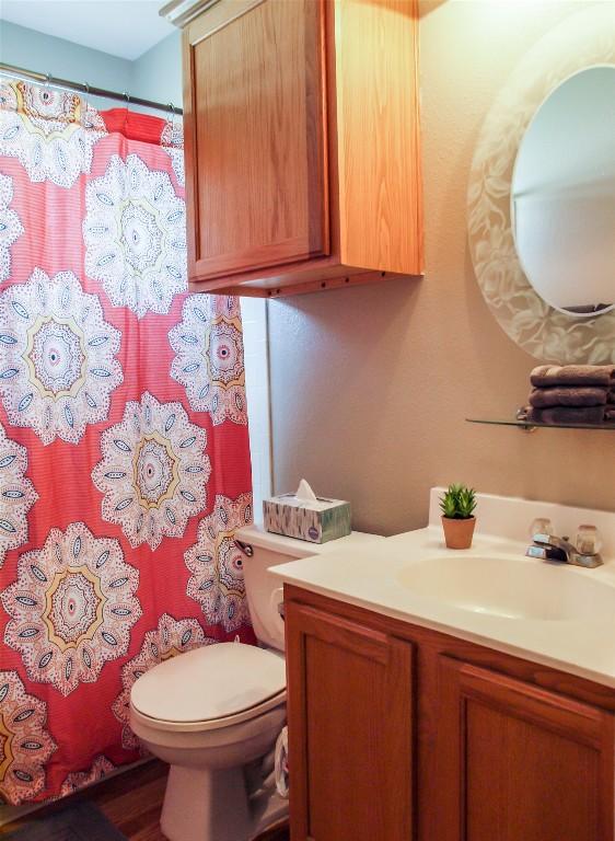 17300 Zola Ln, Round Rock, TX 78664 - full bathroom with vanity and a shower with curtain