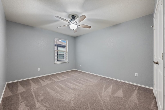 713 Hummingbird Ln, Leander, TX 78641 - unfurnished room with a ceiling fan and carpet floors
