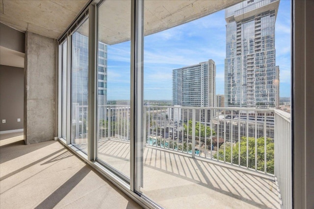 360 Nueces St Unit 1208, Austin, TX 78701 - balcony with a city view