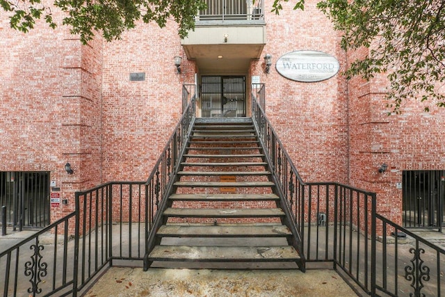 view of stairs