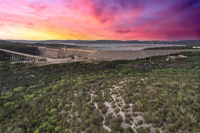 13606 Montview Dr, Austin, TX 78732 - view of mountain backdrop with a forest