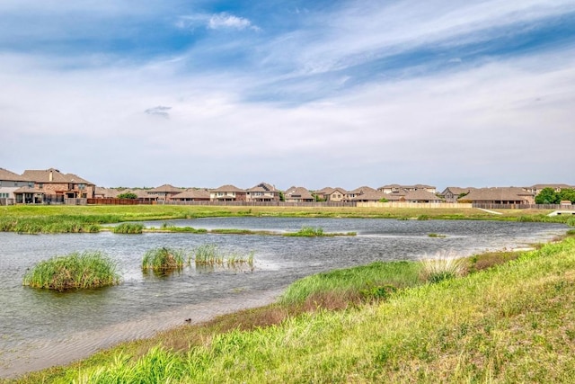 water view with nearby suburban area