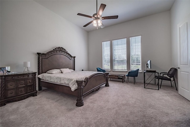 3049 Sage Ranch Dr, Leander, TX 78641 - bedroom with carpet floors and ceiling fan