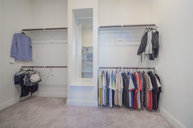 3049 Sage Ranch Dr, Leander, TX 78641 - spacious closet featuring carpet floors