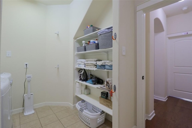 110 Chestnut Ct, Georgetown, TX 78633 - walk in closet featuring washer / clothes dryer