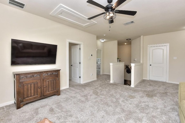 110 Chestnut Ct, Georgetown, TX 78633 - unfurnished bedroom with attic access, carpet, and baseboards