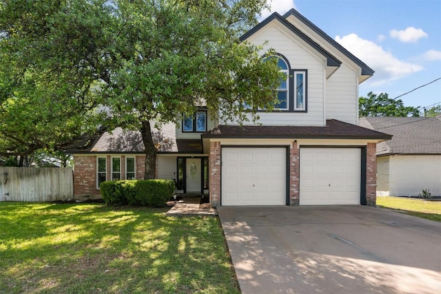 3403 NW Blvd, Georgetown, TX 78628 - view of front of house with brick siding, an attached garage, and concrete driveway