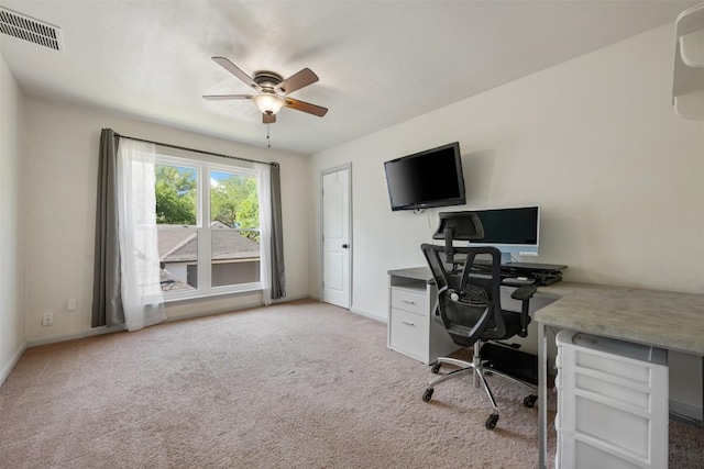 3403 NW Blvd, Georgetown, TX 78628 - office space with light carpet and ceiling fan