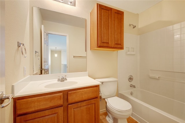 10916 Furrow Hill Dr, Austin, TX 78754 - bathroom featuring vanity and shower / bathtub combination