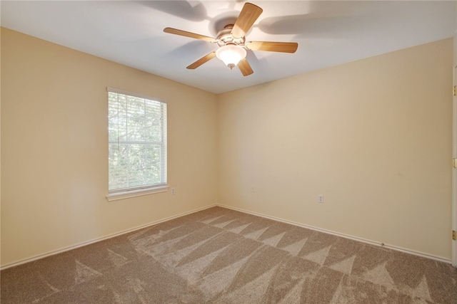 10916 Furrow Hill Dr, Austin, TX 78754 - unfurnished room with carpet and ceiling fan