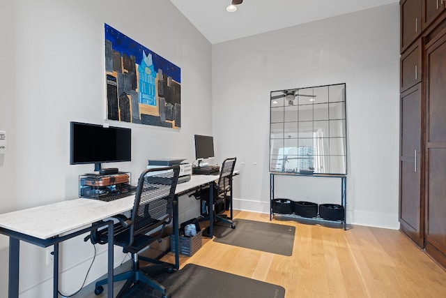 555 E 5th St Unit 2729, Austin, TX 78701 - office featuring light wood-type flooring and baseboards