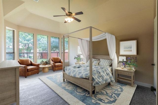 308 Angus Dr, Cedar Park, TX 78613 - carpeted bedroom with multiple windows, ceiling fan, and baseboards