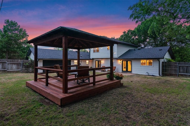 2901 Gabriel View Dr, Georgetown, TX 78628 - deck with a gazebo