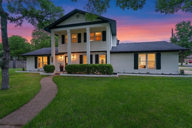 2901 Gabriel View Dr, Georgetown, TX 78628 - greek revival house with brick siding and a shingled roof