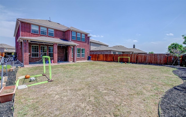 1117 Arbor Acres Loop, Leander, TX 78641 - back of house with brick siding