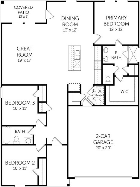 208 Lazy Lizzy Rd, Jarrell, TX 76537 - view of home floor plan